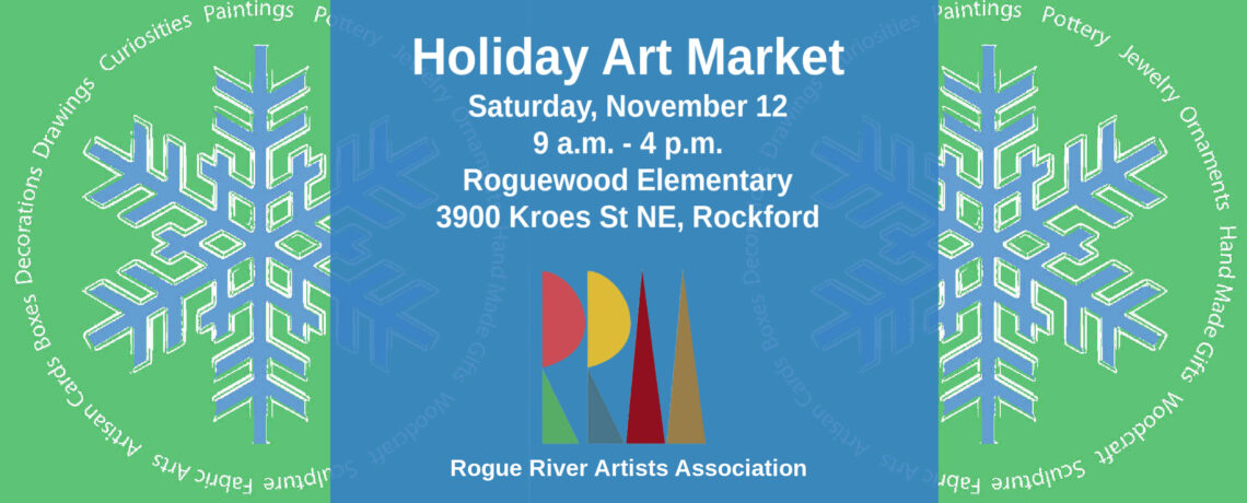 Holiday Art Market on Saturday, November 12